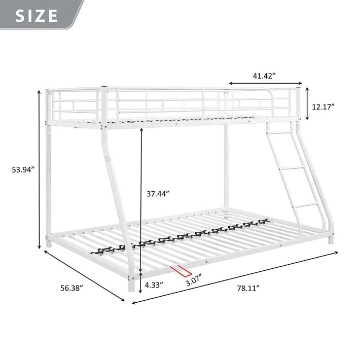 Isabelle & Max™ Yager Metal Slat Bed Wayfair